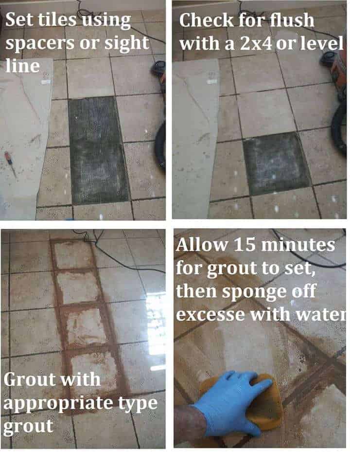 How to Replace Ceramic Tile on Floor Appleby Cleaning